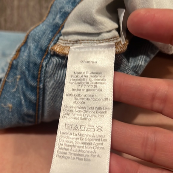 Madewell baggy straight jeans women’s size 24 - Picture 6 of 13